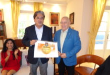 Honorary IBSSA Membership for H.E. David Nájera, Ambassador of Mexico to Hungary