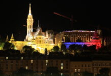 Honouring Colombia’s National Day in Budapest, the Fisherman’s Bastion was Illuminated in the National Colours of the Latin American Country