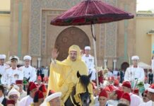 Celebrating Throne Day in the Kingdom of Morocco in 2022