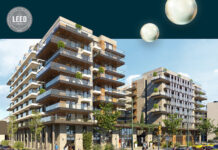 Gold LEED International Energy Certificate for Duna Pearl in Budapest