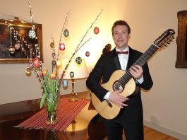Easter Guitar Recital by Belgian Artist Nathan Andrien in Budapest
