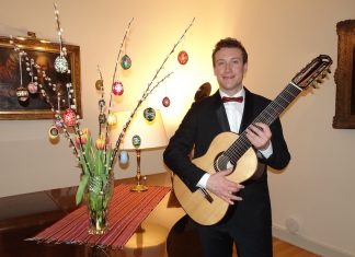 Easter Guitar Recital by Belgian Artist Nathan Andrien in Budapest