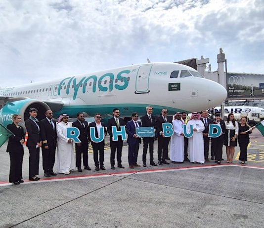 Flynas Launched First Direct Flight Budapest–Riyadh