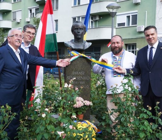 35th Independence Day of Ukraine: Unveiling of a Taras Shevchenko Statue in Budapest