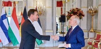 Finland’s New Ambassador Presents His Credentials in Hungary