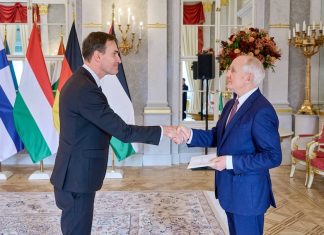Finland’s New Ambassador Presents His Credentials in Hungary